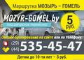 Маршрутка Мозырь Речица Цена  3 руб. 535-45-47   www.mozyr-gomel.by